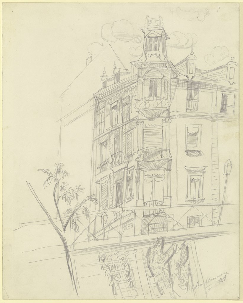 Study for the painting ‘The Nizza in Frankfurt am Main’, Max Beckmann