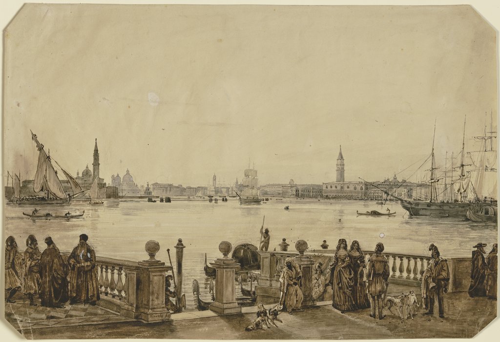 Blick auf Venedig, Friedrich Nerly