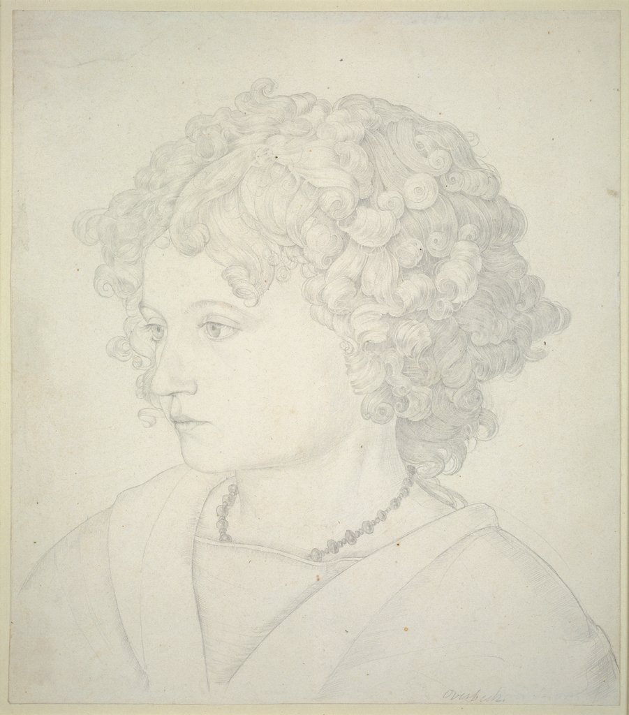 Portrait of a child, Friedrich Overbeck;   ?, Peter von Cornelius;   ?, Carl Philipp Fohr;   ?, Franz Horny;   ?