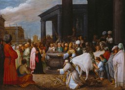 Paulus und Barnabas werden in Lystra als Götter verehrt
