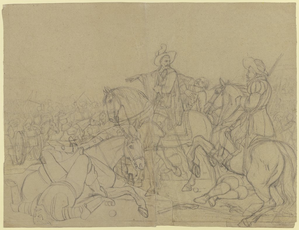 Wallenstein in der Schlacht bei Lützen, Franz Pforr