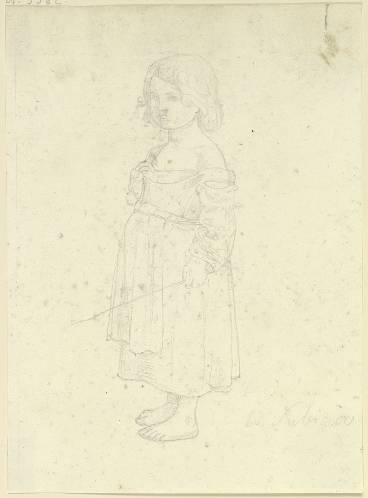 Standing girl, August Lucas
