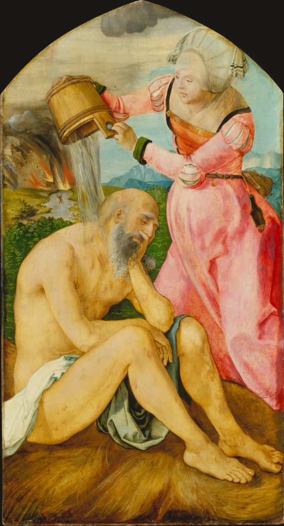 Job on the Dungheap, Albrecht Dürer