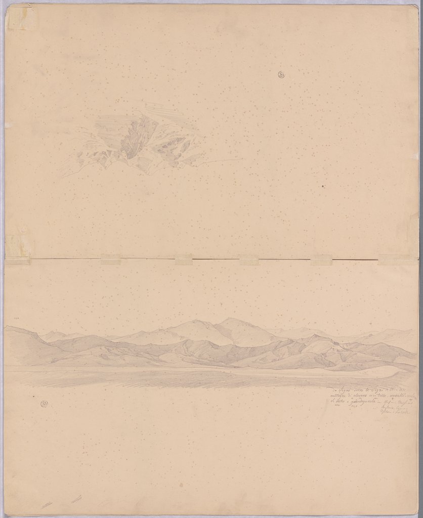 Die Lepinischen Berge bei Segni, August Lucas