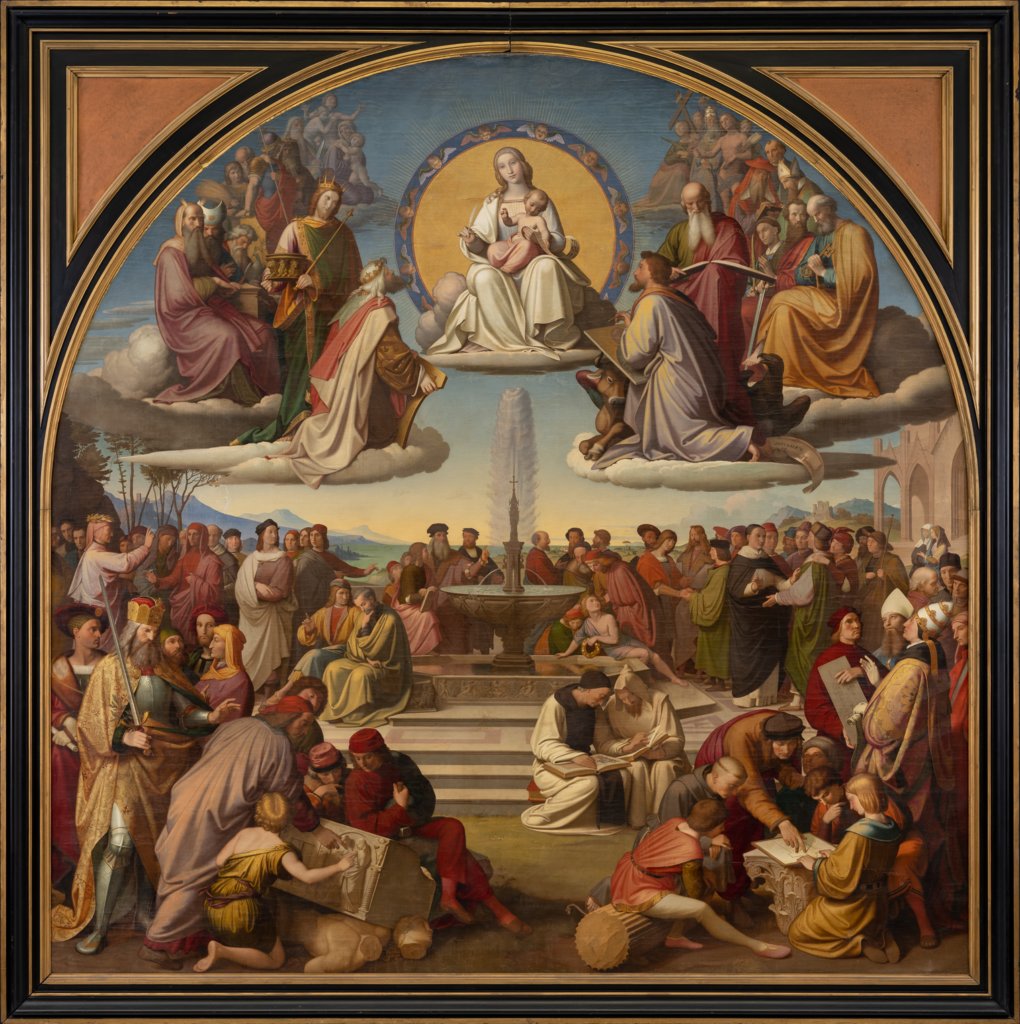 Der Triumph der Religion in den Künsten, Friedrich Overbeck