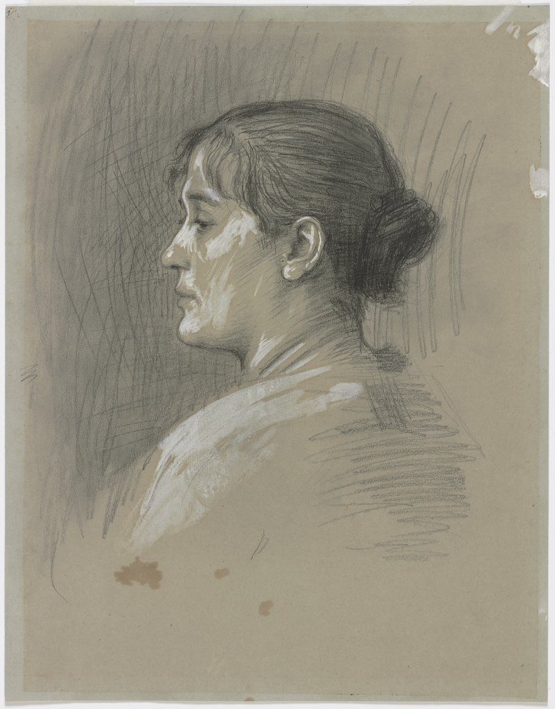 Portrait of Klara Bruckmann, Hans von Marées