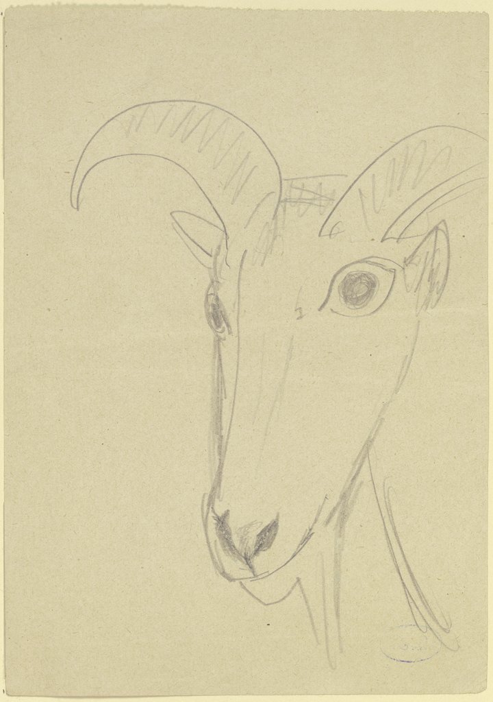 Ram head, Max Beckmann
