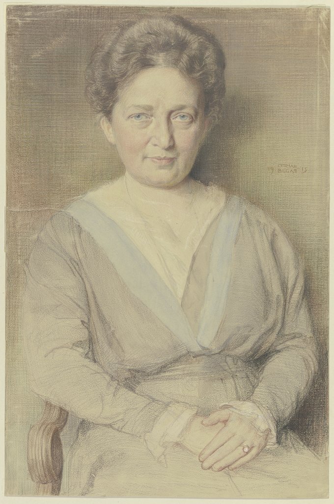 Portrait of a woman, Ottmar Begas