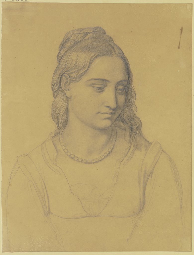Portrait of a woman, Wilhelm von Kaulbach