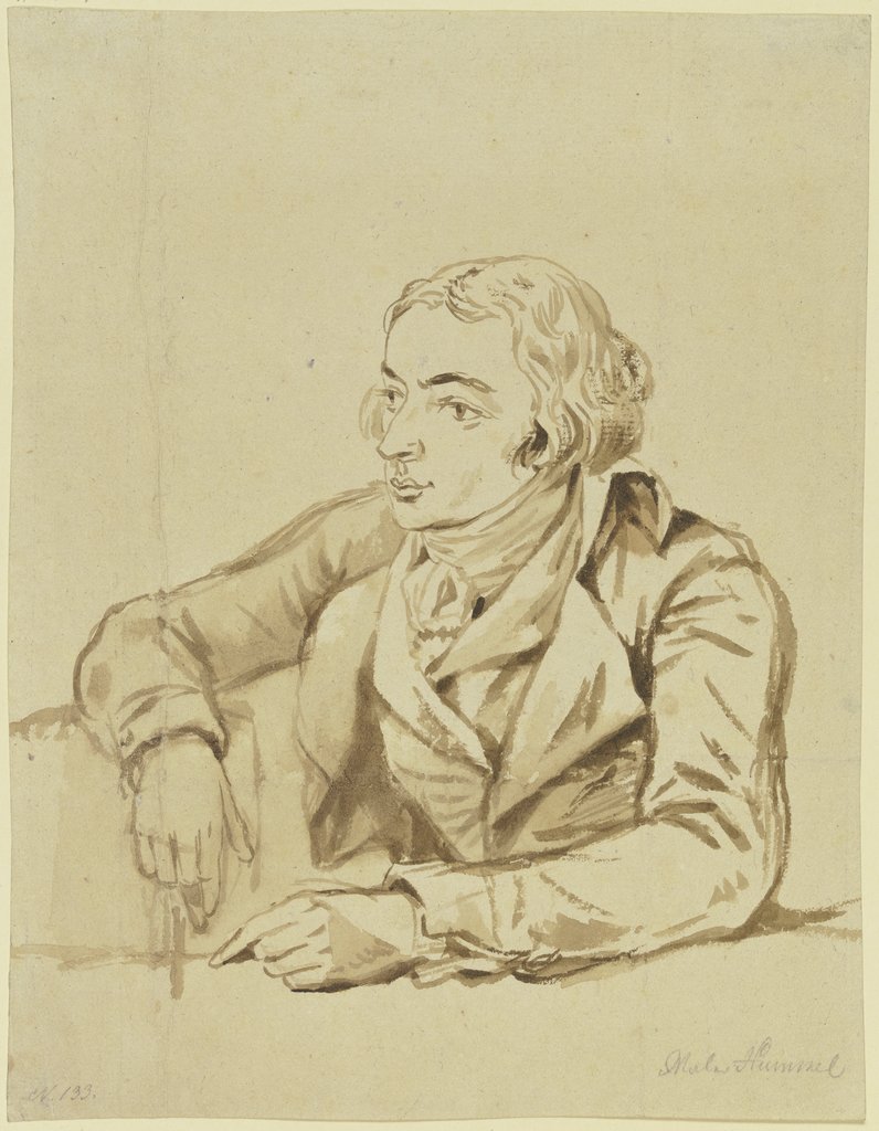 Brustbildnis des Malers Hummel, Wilhelm von Kobell