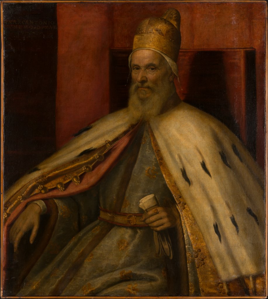 Portrait of the Doge Marcantonio Memmo (1537-1615, Doge since 1612), copy after Leandro Bassano