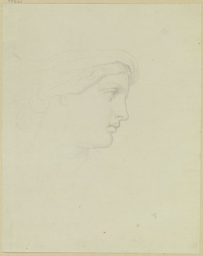 Studie zu "Sabine von Steinburg", Moritz von Schwind;   zugeschrieben