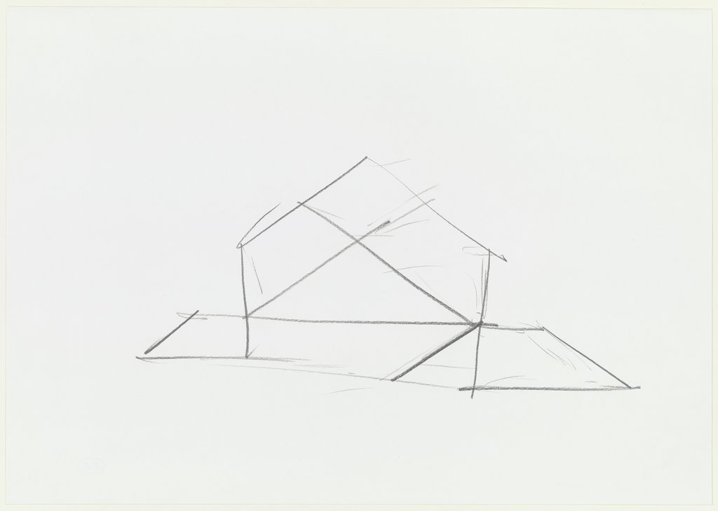 Untitled, house shape, Gerald Domenig