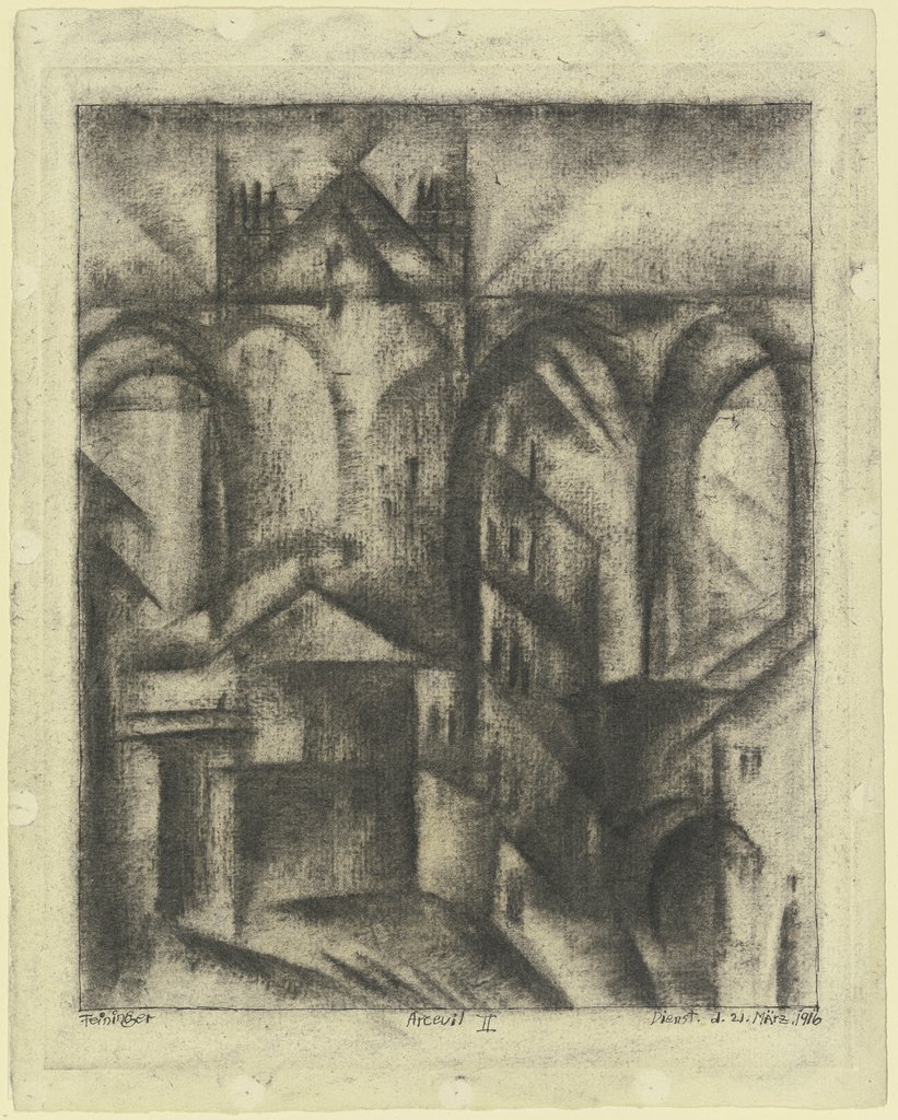 Arcueil II, Lyonel Feininger