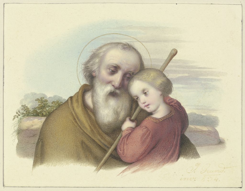 Der Heilige Joseph mit dem Jesuskind, Johann Grund