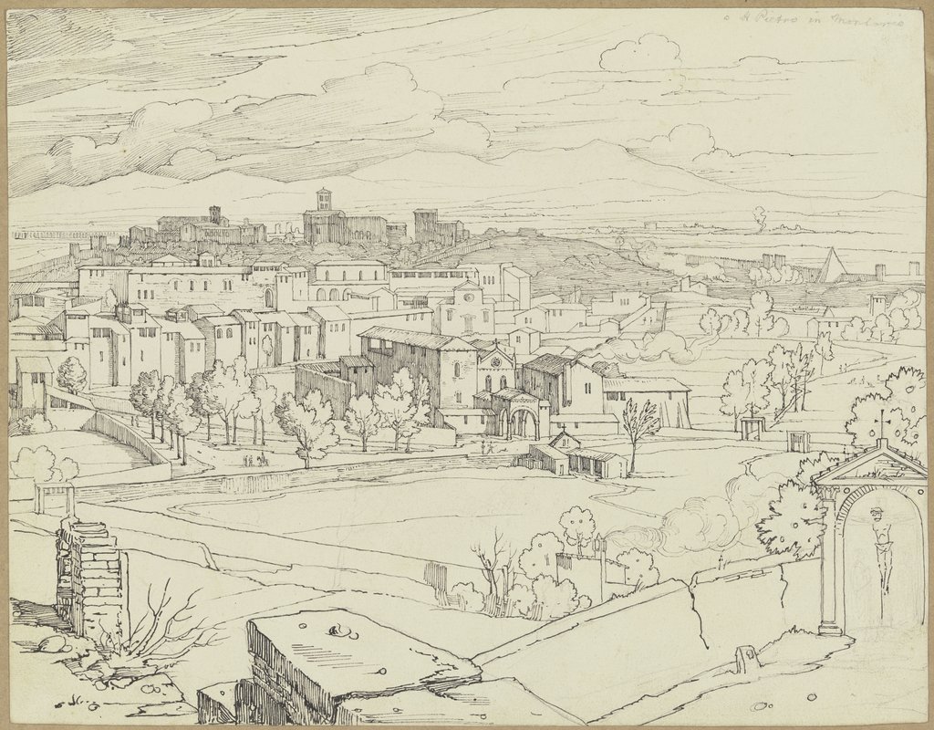 Aussicht von S. Pietro in Montorio, Franz Horny