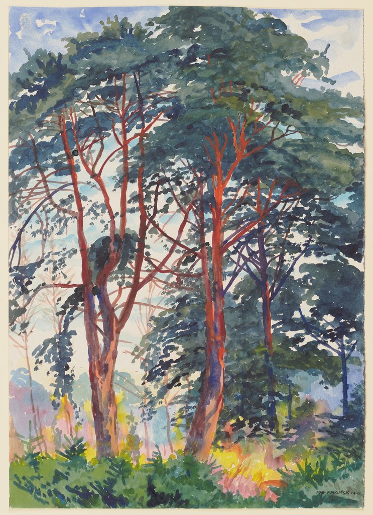 Pine forest, Philipp Franck
