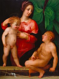 Rosso Fiorentino, Madonna mit Kind und Johannesknaben, 1515