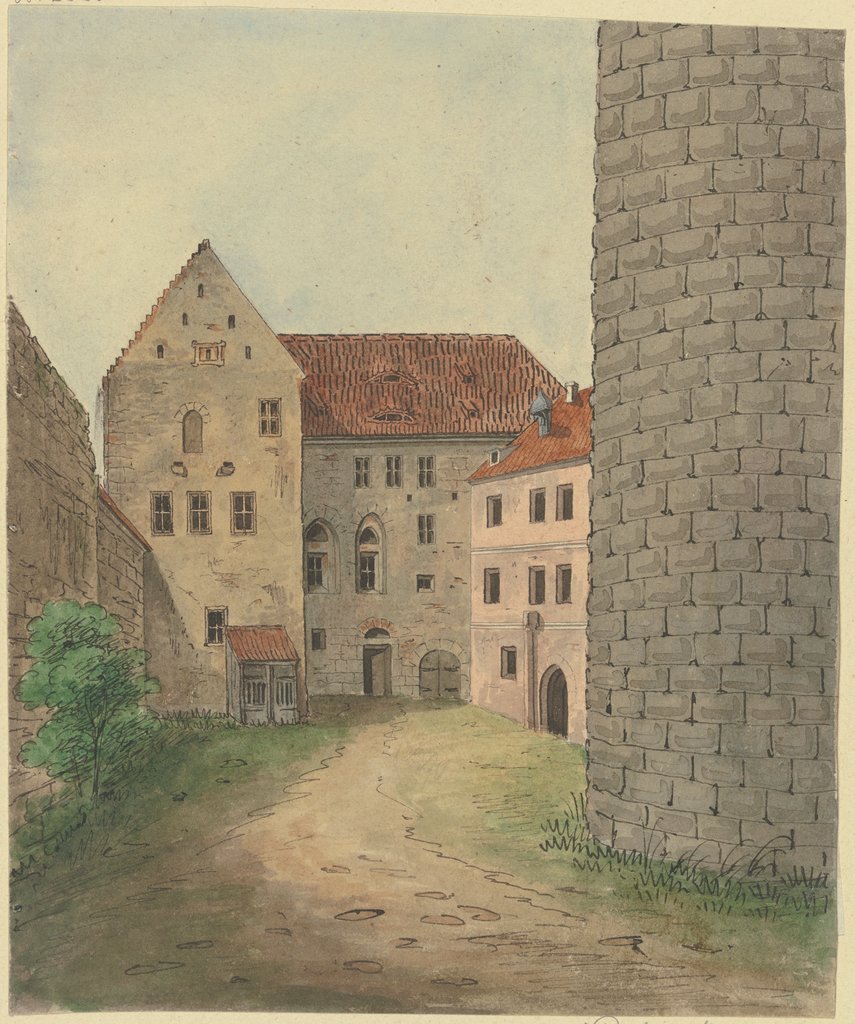 Innenhof der Burg Colmberg, Karl Ballenberger