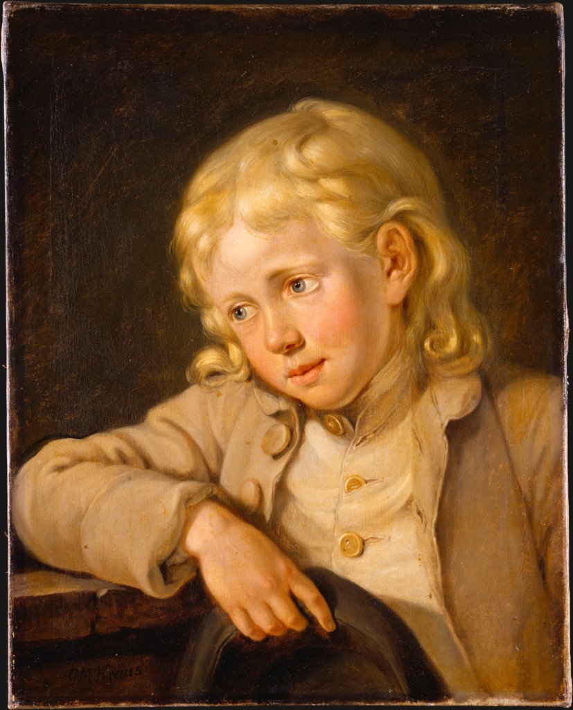 Brustbild eines Knaben, Georg Melchior Kraus