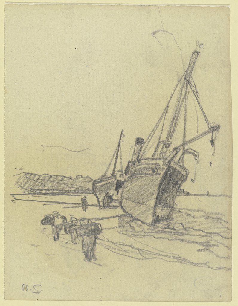 Stranded steamboat, Rudolf Gudden