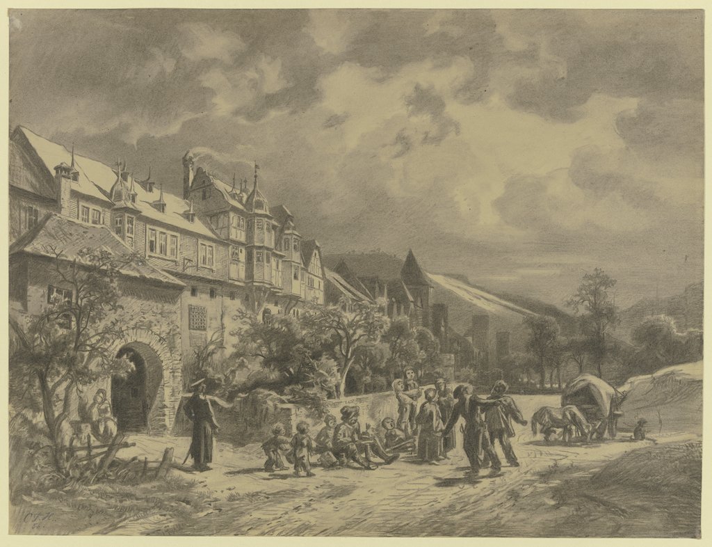 Vor den Toren von Bacharach, Karl Friedrich Harveng