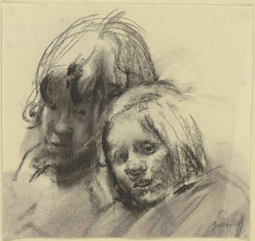 Two children, Wilhelm Gesser