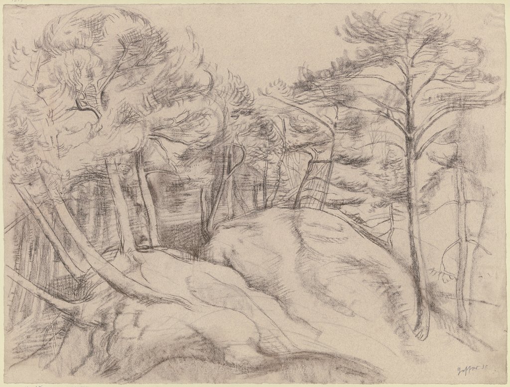 Pine forest, Wilhelm Gesser