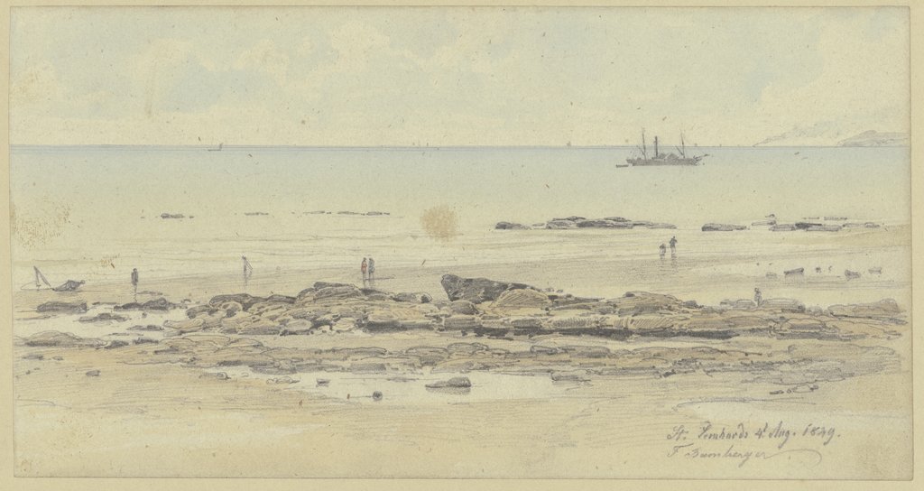 Küste bei Saint Leonards-on-Sea, Fritz Bamberger