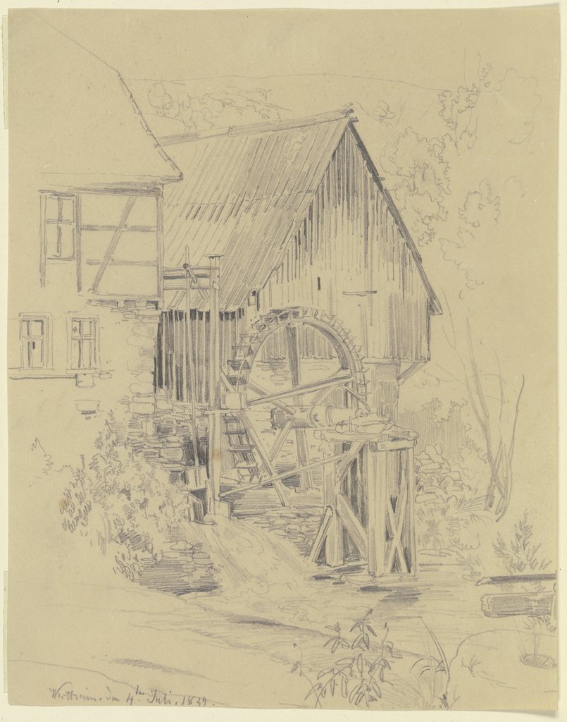 Mill in Wertheim, Fritz Bamberger