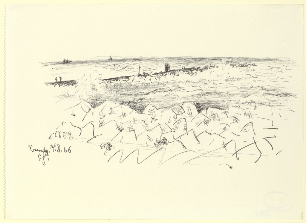 Western beach - Helgoland, Georg Heck