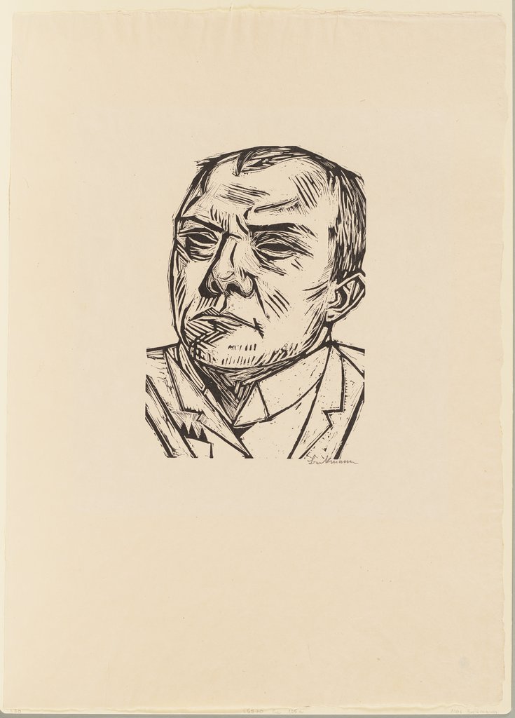 Self-Portrait, Max Beckmann