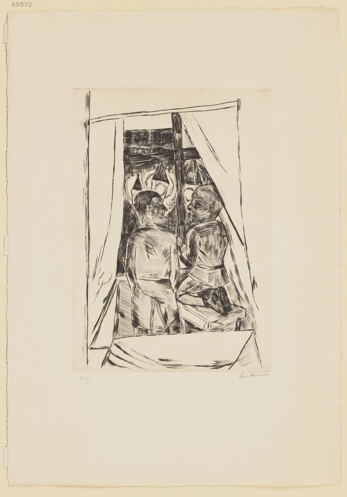 Kinder am Fenster, Max Beckmann