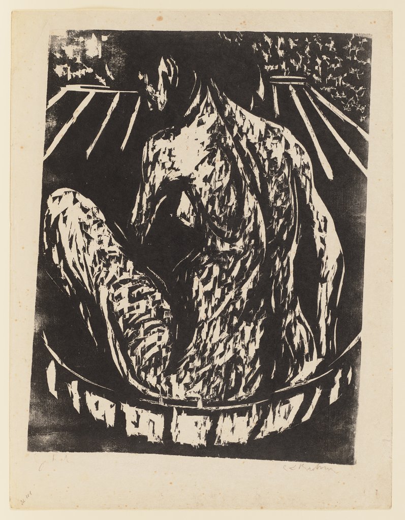 Female Nude, Ernst Ludwig Kirchner