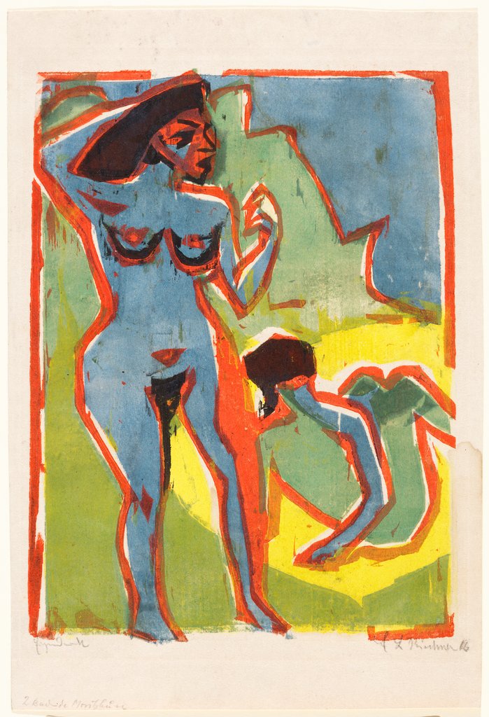 Badende Frauen (Moritzburg), Ernst Ludwig Kirchner