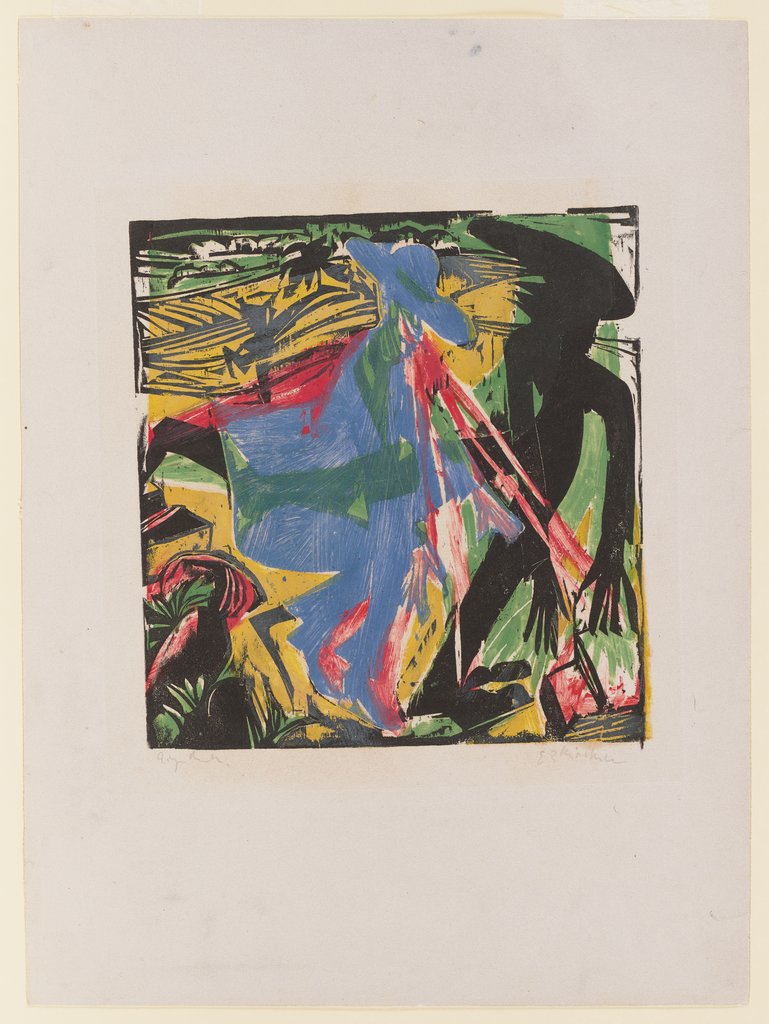 Schlemihl’s Encounter with the Shadow, Ernst Ludwig Kirchner