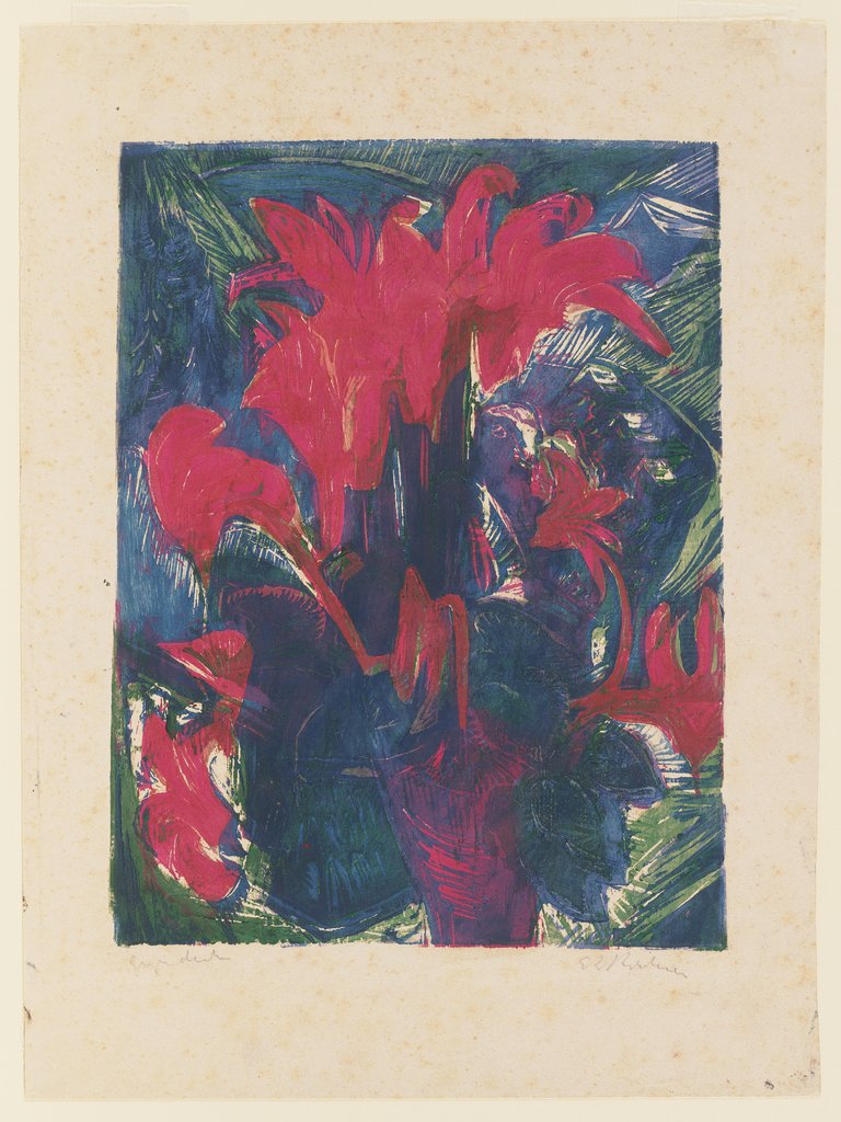 Alpenveilchen, Ernst Ludwig Kirchner