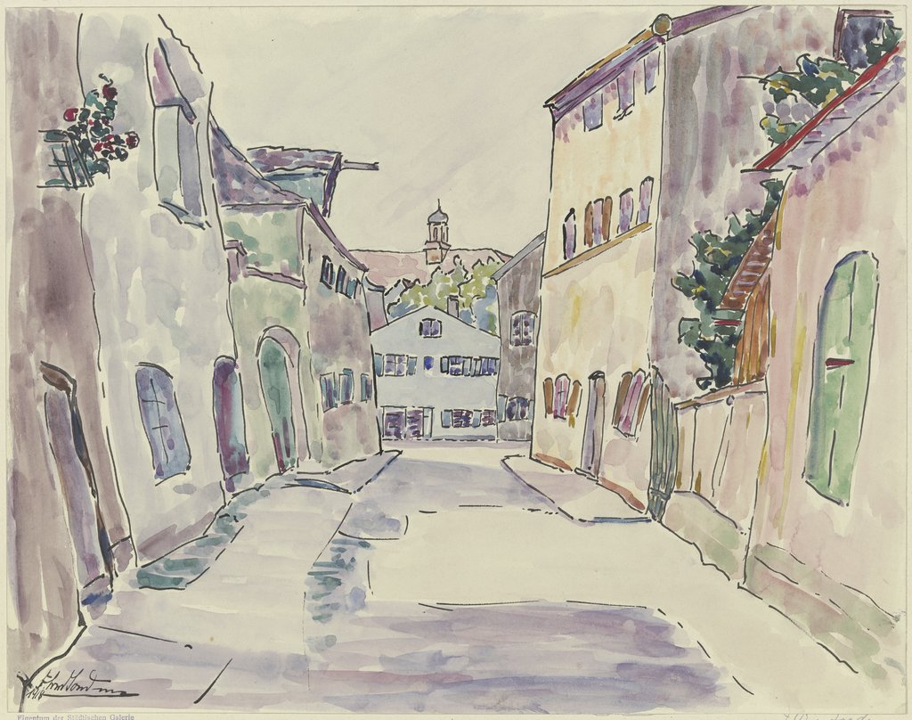Street in Erding, Frieda Blanca von Joeden