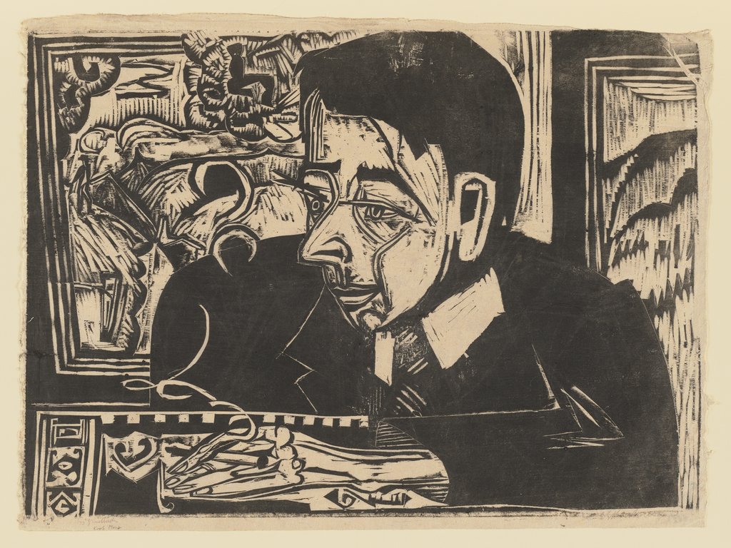 Kopf Merz, Ernst Ludwig Kirchner