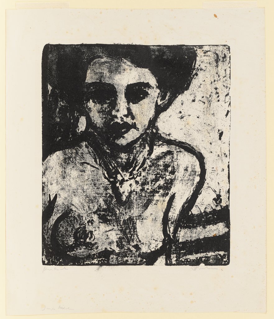 Junges Mädchen, Ernst Ludwig Kirchner