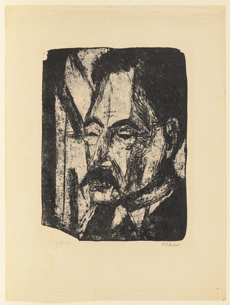 Porträt Dr. Oskar Kohnstamm, Ernst Ludwig Kirchner