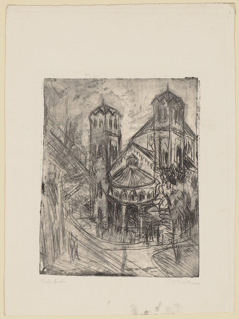Kirche St. Gereon in Köln II, Ernst Ludwig Kirchner