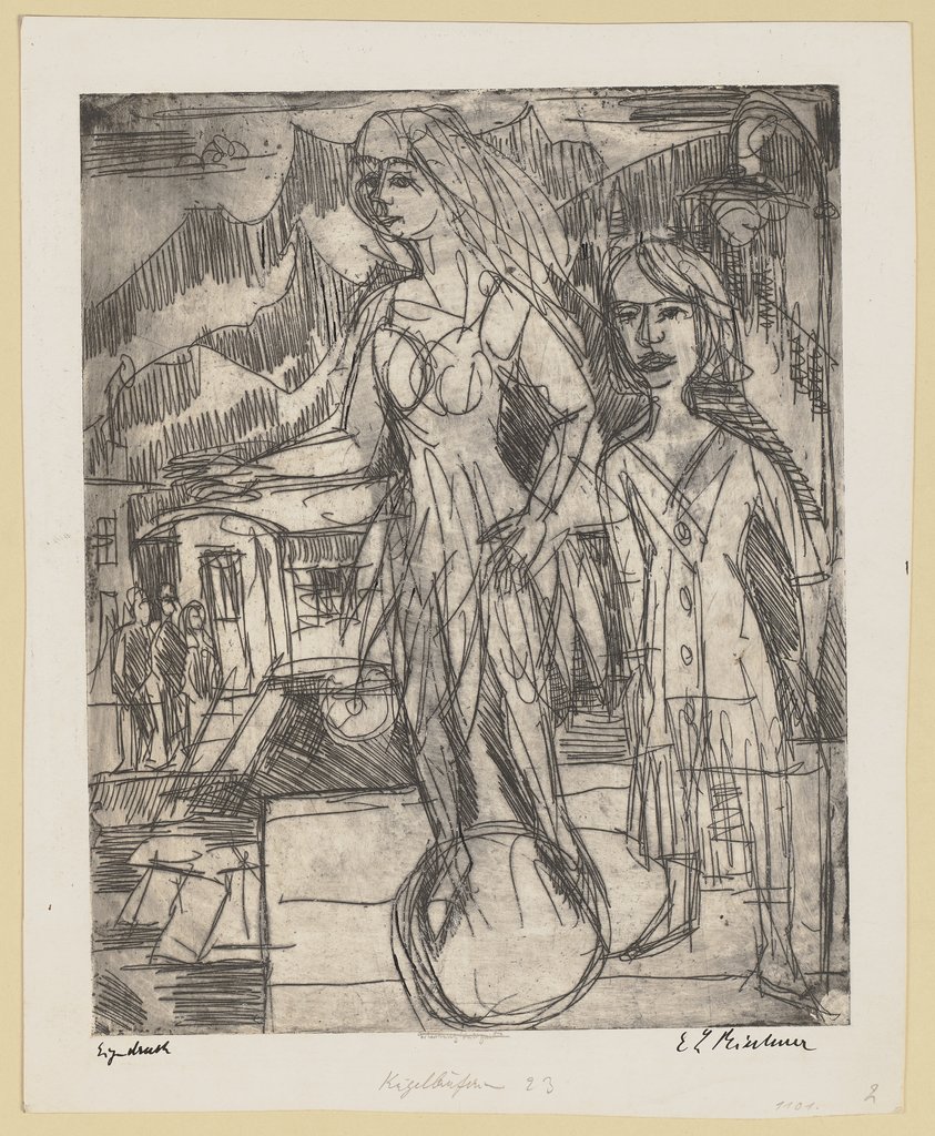 Kugelläuferin, Ernst Ludwig Kirchner