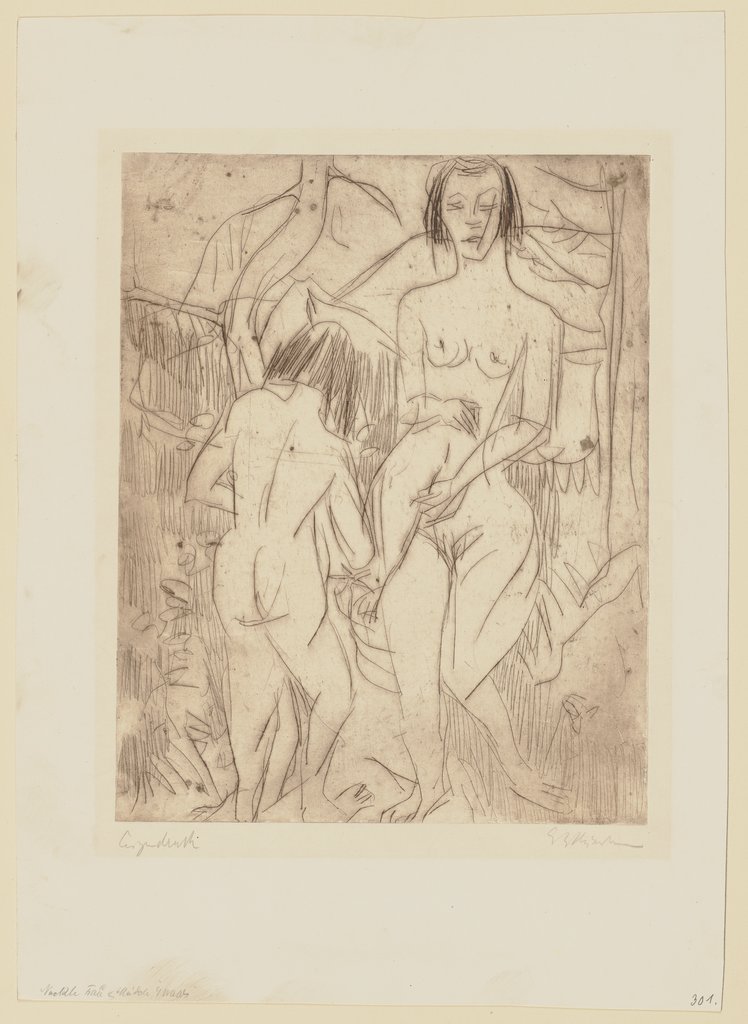 Nackte Mädchen, Ernst Ludwig Kirchner