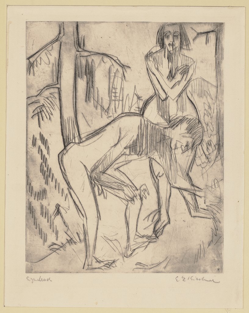 Adam und Eva, Ernst Ludwig Kirchner