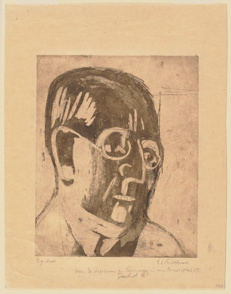 Portrait Carl Hagemann, Ernst Ludwig Kirchner