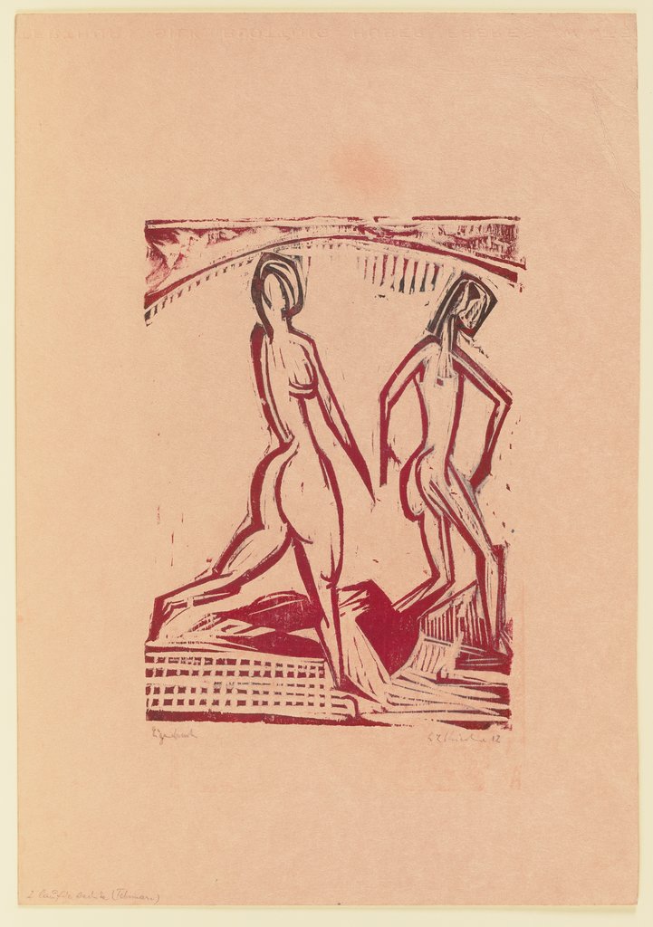 Zwei badende Mädchen, Ernst Ludwig Kirchner