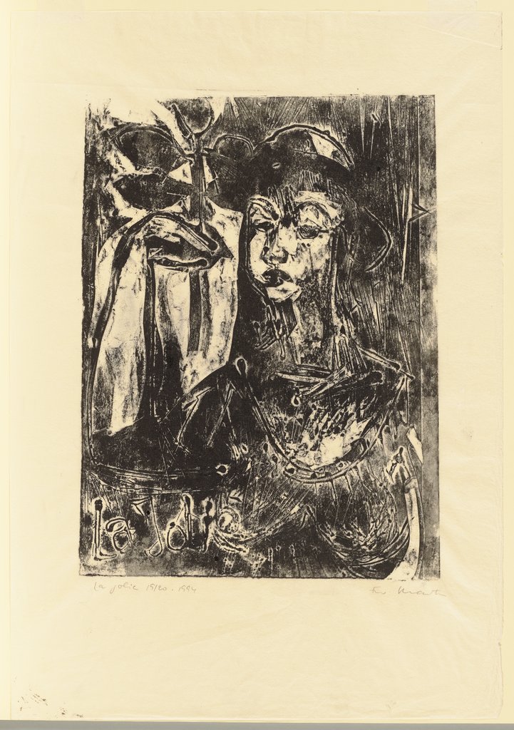 Melancholischer Kopf, Ernst Ludwig Kirchner
