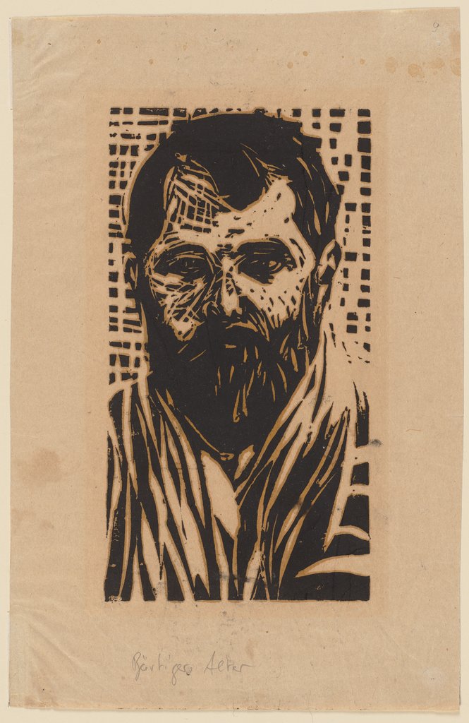 Bärtiger Alter, Ernst Ludwig Kirchner
