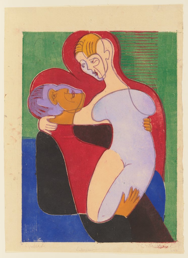 Liebespaar (Elisabeth und Julius Hembus), Ernst Ludwig Kirchner